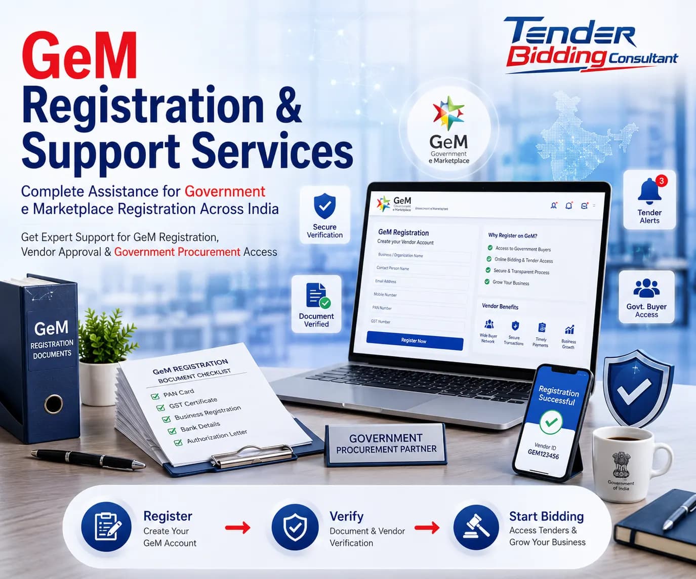 GeM Registration & Support Services Service